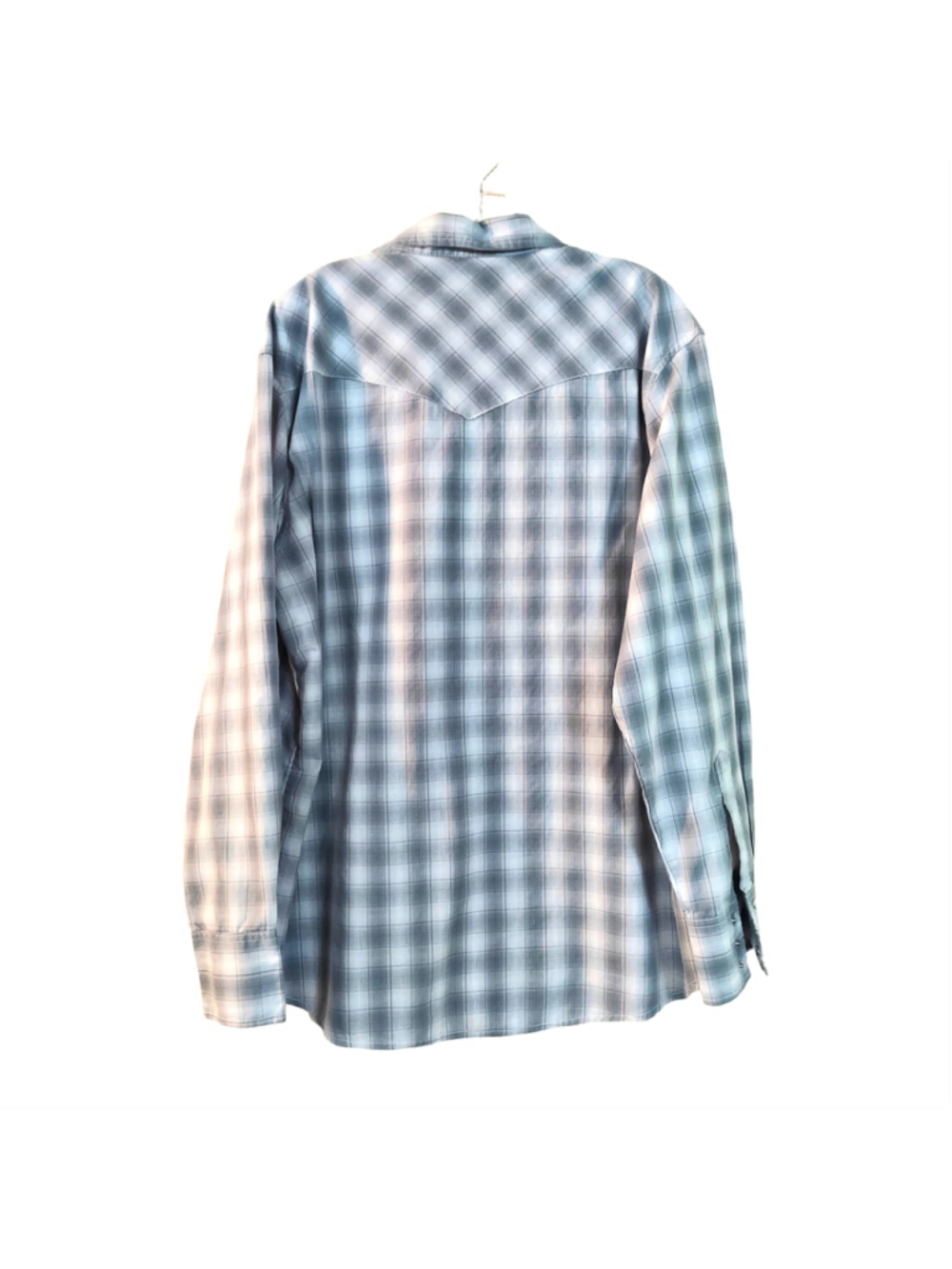 Wrangler Men's Multicolor Plaid Long Sleeve Pearl Snap Western Shirt - Picture 3 of 8